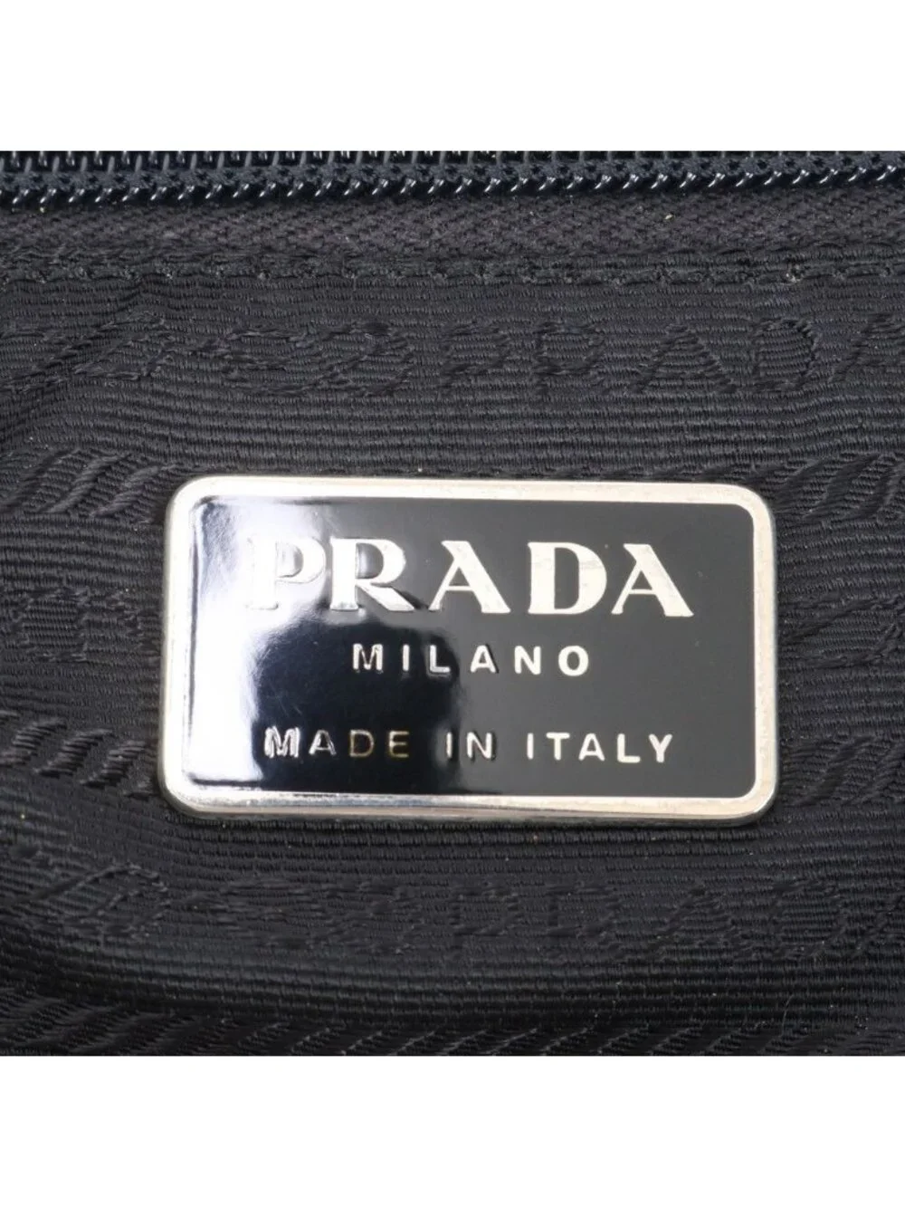 Prada White Tessuto Nylon Triangle Logo Business Briefcase Tote
